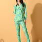 Myshka Women's Multi Printed Coat With Trousers - Swadesiicart