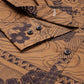 Brown Men Pure Cotton Relaxed Floral Opaque Printed Casual Shirt - Mahotsav