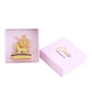 Estele Gold-Polished Durga Ma Idol with sitting on lion for Pooja & Car decor - Swadesiicart