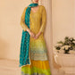 Aarshi Fashions Yellow Pure Georgette Full Stitched Suit