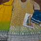 Aarshi Fashions Yellow Pure Georgette Full Stitched Suit
