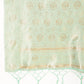 Janasya Sea Green Chanderi Silk Polka Design Woven Design Saree | Swadesiicart