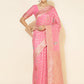 Janasya Light Pink Chanderi Silk Ethnic Motifs Woven Design Saree | Swadesiicart