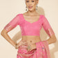 Janasya Light Pink Chanderi Silk Ethnic Motifs Woven Design Saree | Swadesiicart