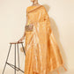 Janasya Light Yellow Chanderi Silk Woven Ethnic Motifs Chanderi Silk Saree | Swadesiicart