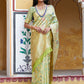 Janasya Light Green Banarasi Silk Woven Floral Design Banarasi Saree | Swadesiicart