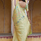 Janasya Light Green Banarasi Silk Woven Floral Design Banarasi Saree | Swadesiicart