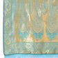 Janasya Turquoise Blue Banarasi Silk Woven Ethnic Motifs Banarasi Silk Saree | Swadesiicart