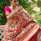Janasya Pink Paithani Silk Woven Bagh Design Paithani Silk Saree | Swadesiicart