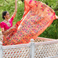 Janasya Pink Paithani Silk Woven Bagh Design Paithani Silk Saree | Swadesiicart
