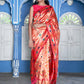 Janasya Pink Paithani Silk Woven Ethnic Motifs Paithani Silk Saree | Swadesiicart