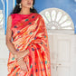 Janasya Pink Paithani Silk Woven Ethnic Motifs Paithani Silk Saree | Swadesiicart