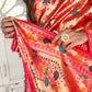 Janasya Pink Paithani Silk Woven Ethnic Motifs Paithani Silk Saree | Swadesiicart