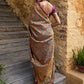 Janasya Wine Paithani Silk Woven Bagh Design Paithani Silk Saree | Swadesiicart
