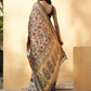 Janasya Golden Paithani Silk Woven Floral Design Paithani Silk Saree | Swadesiicart
