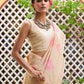 Janasya Cream Chanderi Silk Ethnic Motifs Woven Design Saree | Swadesiicart