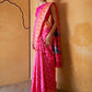 Janasya Fushia Pink Paithani Silk Woven Ethnic Motifs Paithani Silk Saree | Swadesiicart