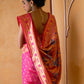 Janasya Fushia Pink Paithani Silk Woven Ethnic Motifs Paithani Silk Saree | Swadesiicart