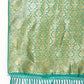 Janasya Rama Green Banarasi Silk Ethnic Motifs Woven Design Saree | Swadesiicart