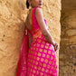 Janasya Rani Pink Banarasi Silk Ethnic Motifs Woven Design Saree | Swadesiicart