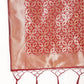 Janasya Maroon Organza Woven Ethnic Motifs Kanjeevaram Saree | Swadesiicart