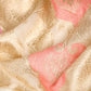 Janasya Cream Chanderi Silk Ethnic Motifs Woven Design Saree | Swadesiicart