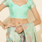 Janasya Sea Green Chanderi Silk Ethnic Motifs Woven Design Saree | Swadesiicart
