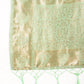 Janasya Light Green Chanderi Silk Floral Woven Design Saree | Swadesiicart