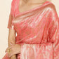 Janasya Peach Chanderi Silk Floral Woven Design Saree | Swadesiicart