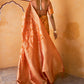 Janasya Yellow Organza Woven Ethnic Motifs Kanjeevaram Saree | Swadesiicart