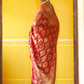 Janasya Red Organza Woven Ethnic Motifs Kanjeevaram Saree | Swadesiicart