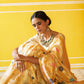 Janasya Cream Banarasi Silk Woven Floral Design Banarasi Saree | Swadesiicart