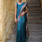 Janasya Green Banarasi Silk Ethnic Motifs Woven Design Saree | Swadesiicart