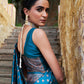 Janasya Green Banarasi Silk Ethnic Motifs Woven Design Saree | Swadesiicart