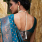 Janasya Green Banarasi Silk Ethnic Motifs Woven Design Saree | Swadesiicart