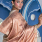 Janasya Beige Chanderi Silk Paisley Woven Design Saree | Swadesiicart