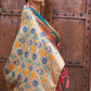 Janasya Pink Cotton Silk Woven Ethnic Motifs Patola Saree | Swadesiicart