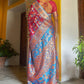 Janasya Pink Chanderi Silk Pashmina Woven Design Saree | Swadesiicart