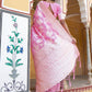 Janasya Pink Linen Cotton Woven Ethnic Motifs Woven Design Saree | Swadesiicart