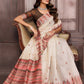 Janasya Beige Chanderi Geometric Woven Saree | Swadesiicart