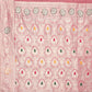 Janasya Pink Cotton Linen Floral Woven Saree | Swadesiicart