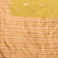 Janasya Yellow Cotton Linen Paisley Woven Saree | Swadesiicart