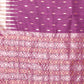 Janasya Purple Cotton Linen Geometric Woven Saree | Swadesiicart