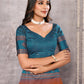 Janasya Rust Cotton Linen Paisley Kanjivaram Saree | Swadesiicart