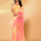 Janasya Multicolor Georgette Ombre Printed Saree | Swadesiicart