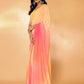 Janasya Multicolor Georgette Ombre Printed Saree | Swadesiicart