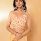 Janasya Multicolor Georgette Ombre Printed Saree | Swadesiicart