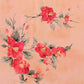 Janasya Peach Georgette Floral Printed Saree | Swadesiicart