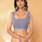 Janasya Peach Georgette Tropical Printed Saree | Swadesiicart