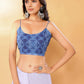 Janasya White Georgette Floral Printed Saree | Swadesiicart
